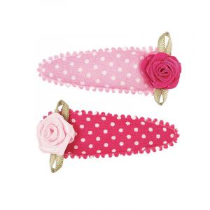 Souza For Kids 2 barrettes Shanne rose a pois