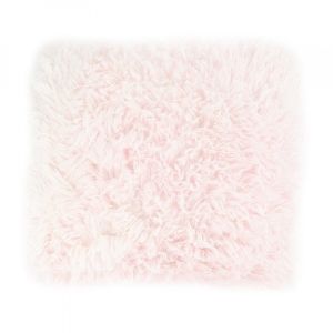 Image de Coussin imitation fourrure (40 cm) Marilou Rose