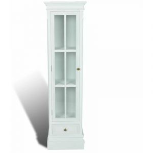 Image de Étagère armoire meuble design meuble de bibliot que blanc bois 2702081/2