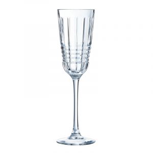 Image de Cristal d'Arques 6 flûtes à champagne 17cl Rendez-vous - Kwarx au design vintage Cristal Look