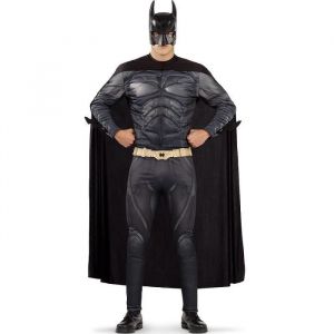 Déguisement Batman homme- Funidelia- 114499- The Dark Knight : Le Chevalier noir Super héros DC Comics- Carnaval Noel