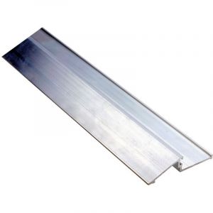Barre de seuil porte d'entr&eacute;e en aluminium brut - 4 m - BILCOCQ - MRS2000-V2