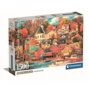 Clementoni Puzzle 1500 pièces : Bons moments au port