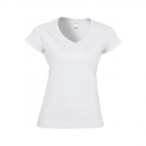 T-shirt col V femme Gildan Softstyle