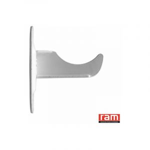 Image de Ram Support de radiateur rideau à visser axe longueur 65 mm blanc Réf. 137108