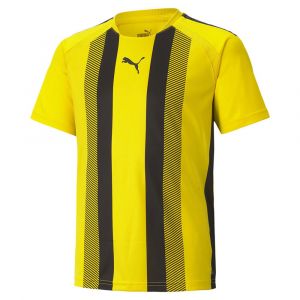 Puma T-shirt à Manches Courtes Teamliga Striped 164 cm Cyber Yellow