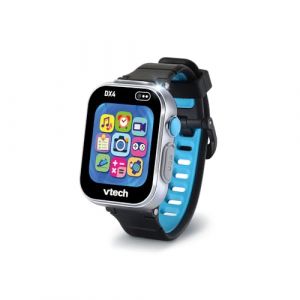 Vtech KidiZoom SmartWatch DX4 Noire - Montre Digitale Enfant 16 en 1 avec Écran Tactile Couleur, Jeux, Applications, Appareil Photo et Vidéo - Cadeau Enfant Dès 5 Ans - Contenu en Français