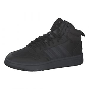 Adidas Hoops 3.0 Mid WTR, Sneaker Homme, Core Black/Carbon/FTWR White, Numeric_44 EU
