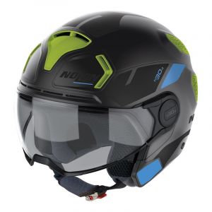 Nolan Casque jet N30.4 T Blazer gris mat/vert- L