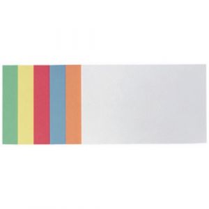 Franken MKS2399 Lot de 300 cartes autocollantes rectangulaires Couleurs assorties 249 x 200 mm