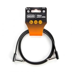 Jim Dunlop Dunlop MXR DCPR3 Ribbon Patch Cable Noir 0,9 m Angle - Angle