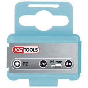 KS Tools 1/4" Embouts EDELSTAHL, pack de 5, 25mm, PZ3