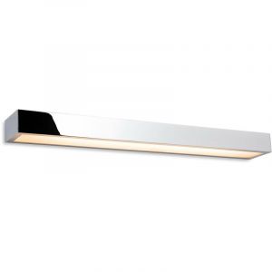 Firstlight Zulu Applique murale LED Down Light pour salle de bain 600 mm Chrome avec diffuseur en verre opale IP44