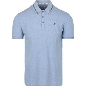 Image de R2 Amsterdam Polo Soft Solid Light Blue Bleu clair Bleu taille S