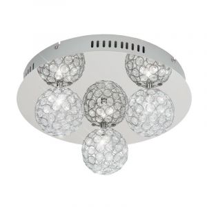 Esto Éclairage plafonnier DEL lampe luminaire plafond 3 couleurs boules spots LED