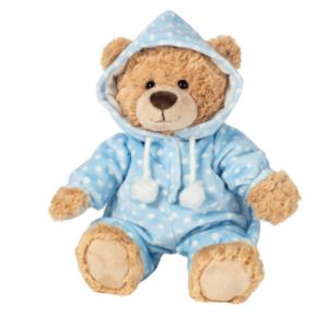 Teddy RMANN pyjama ours bleu 30 cm