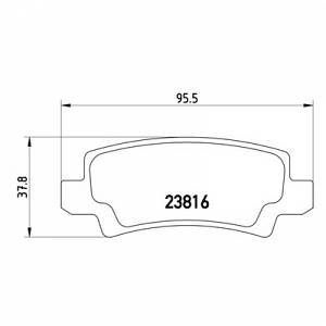 Brembo 4 plaquettes de frein P83065