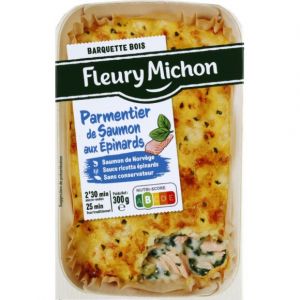 Image de Fleury Michon Parmentier de saumon aux &eacute;pinards