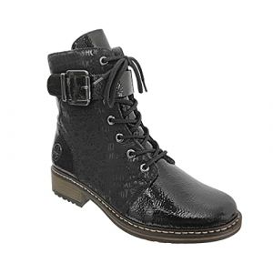 Rieker Damen Stiefel Schwarz, Bottine Chelsea Femme, Noir, 40 EU