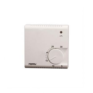 Perry Thermostat électronique série -EUROPA-, couleur blanche