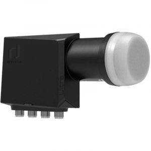 Image de Inverto IDLT-QTL412-ULTRA-OPN Tête LNB quattro Nombre d'abonnés: 4 Capacité de chargement: 40 mm noir