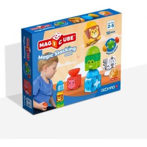 Geomag Blocs magnétiques - Safari - 10 pièces - Éducatif - Plastique recyclé - Dès 12 mois