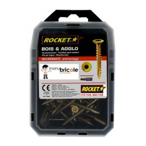 Image de Rocket Vis bois anti-fendage - - 4 x 40 - TX 20 - Vybac de 150