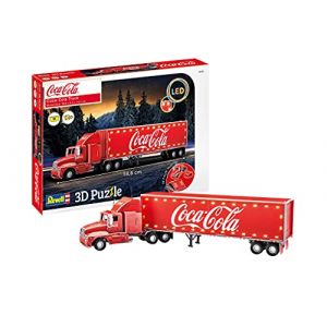 Revell PUZZLE 3D COCA-COLA TRUCK LED- Puzzle 3d