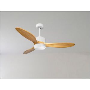 KlassFan Ventilateur de plafond Réversible Thermostat Wifi Moteur à courant continu Toits en pente Télécommande Lumière à trois tons Hypersilence