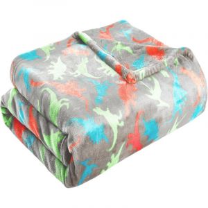 Future Home - Plaid enfant polyester gris 130x150cm - gris