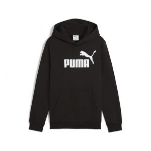 Puma ESS No. 1 Logo Hoodie FL B, Sweats à Capuche Garçon Black,