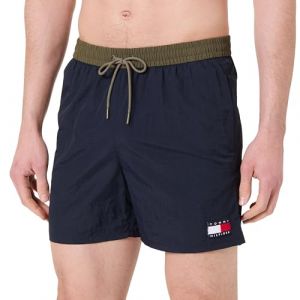 Tommy Hilfiger Slip de Bain Homme Medium Drawstring avec Cordon de Serrage, Bleu (Desert Sky), S