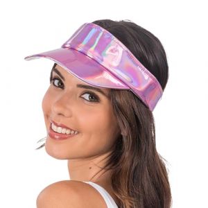 Ruedelafete Chaks - casquette holographique, casquette brillante, casquette de baseball des ann&eacute;es 80 pour festival, JGA, carnaval