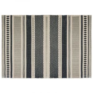 Atmosphera Tapis en coton imprimé 60x90 cm MODELE E
