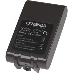 Vhbw EXTENSILO Batterie compatible avec Dyson V6 Absolute, Animal, Animalpro, Baby+Child aspirateur, robot électroménager (25