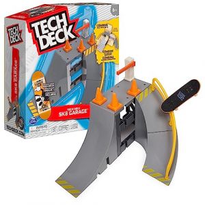 Tech Deck Ensemble touche rampe SK8 Garage + skateboard - X-Connect - Blanc - Mixte