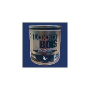 Loxxo - Peinture Bois Microporeuse Bleu nocturne - 0,5 l