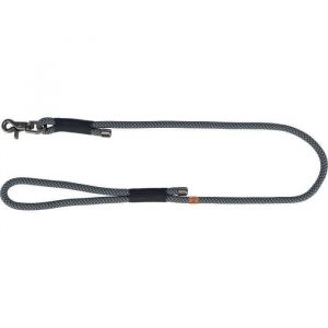 Trixie Laisse Soft Rope - S–XL: 1m - ø 10 mm - Noir et gris