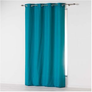 1001kdo - Rideau a oeillets Absolu 140 x 260 cm Bleu