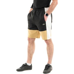 Lacoste Short Regular Fit Block noir blanc beige - XL