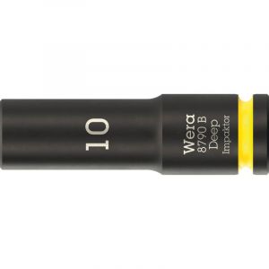 Wera 05005551001 8790 B Douilles Impaktor Deep avec emmanchement 3/8", 10 x 63 mm