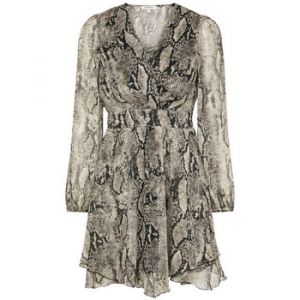 Morgan 232-RIPYTH Robe, Beige, 36 Femme
