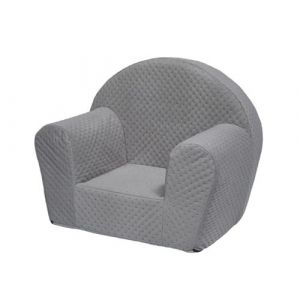 Fauteuil piqué enfant gris