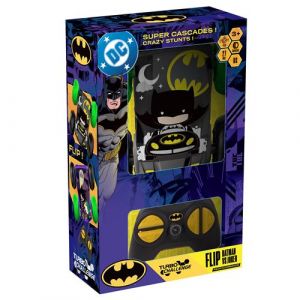 TURBO CHALLENGE - Flip Batman Vs Joker - Licence Officielle DC Batman - Cascade - 096643 - Voiture T&eacute;l&eacute;command&eacute;e - Violet - Plastique - Jouet Enfant - Cadeau - Double Face - &Agrave; Partir de 3 Ans
