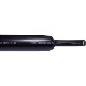 Cellpack Gaine thermor&eacute;tractable avec colle 3:1 127423 noir &Oslash; avant retreint 40 mm 1 m