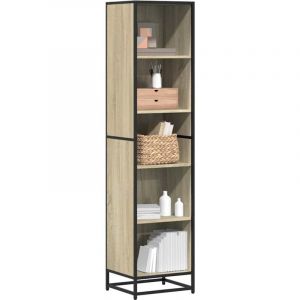 VidaXL Biblioth&egrave;que ch&ecirc;ne sonoma 40x35x170,5 cm bois d'ing&eacute;nierie