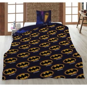 Parure de lit 140x200 cm Batman Gotham City