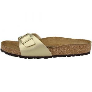 Birkenstock Madrid Birko Flor Sandales Dorées Pour Femmes-UK 4.5 / EU 37