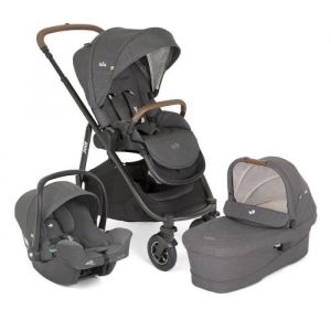 Image de Joie Poussette TRIO Versatrax + I-Snug 2 Cycle + Nacelle Ramble XL Shell Gray - Gris