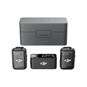Dji Accessoires pour drone Mic 2 (2 émetteurs + 1 récepteur + boîtier de chargement)